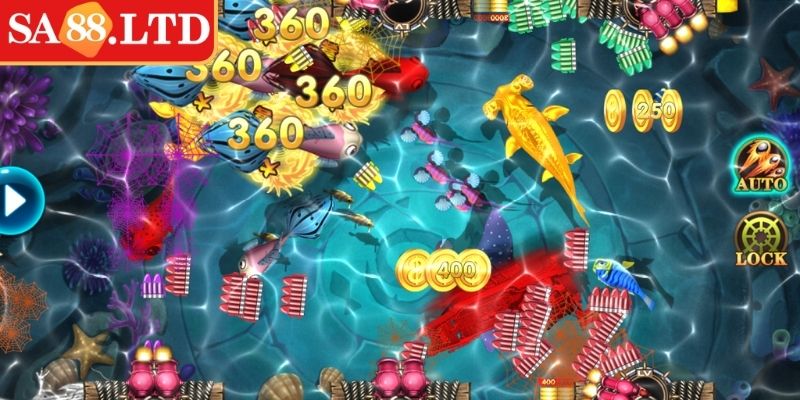 Bắn Cá Tiểu Tiên Cá SA88 - Cuộc Phiêu Lưu Đại Dương Hấp Dẫn 3 Tận dụng cơ chế combo