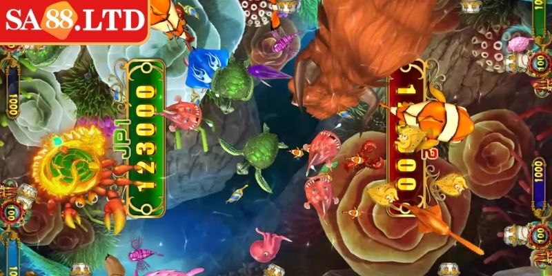 Game Bắn Cá Ăn Tiền SA88 Với Trải Nghiệm Thực Tế Và Hiệu Quả 2 Bản đồ nhiều tầng