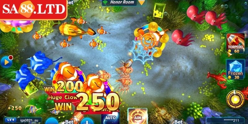 TP Bắn Cá SA88 Dễ Dàng - Trải Nghiệm Săn Mồi Đỉnh Cao 2 Hệ thống đổi thưởng tức thì