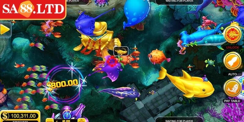 TP Bắn Cá SA88 Dễ Dàng - Trải Nghiệm Săn Mồi Đỉnh Cao 3 Tập trung vào boss đặc biệt trong TP Bắn Cá SA88 Dễ Dàng