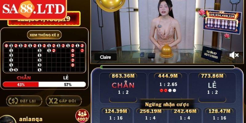 Xóc Đĩa SA88 Online - Bí Quyết Nắm Trọn Cơ Hội Thắng Lớn 3 Cầu bậc thang trong Xóc Đĩa